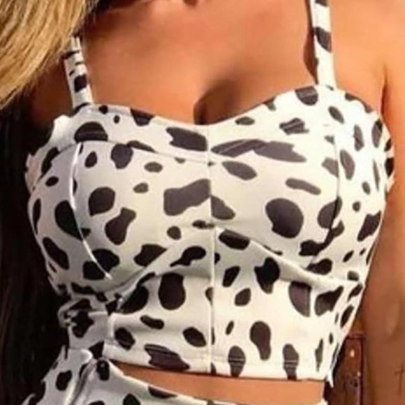 Two-piece leopard print skirt set - Picture 2 of 7